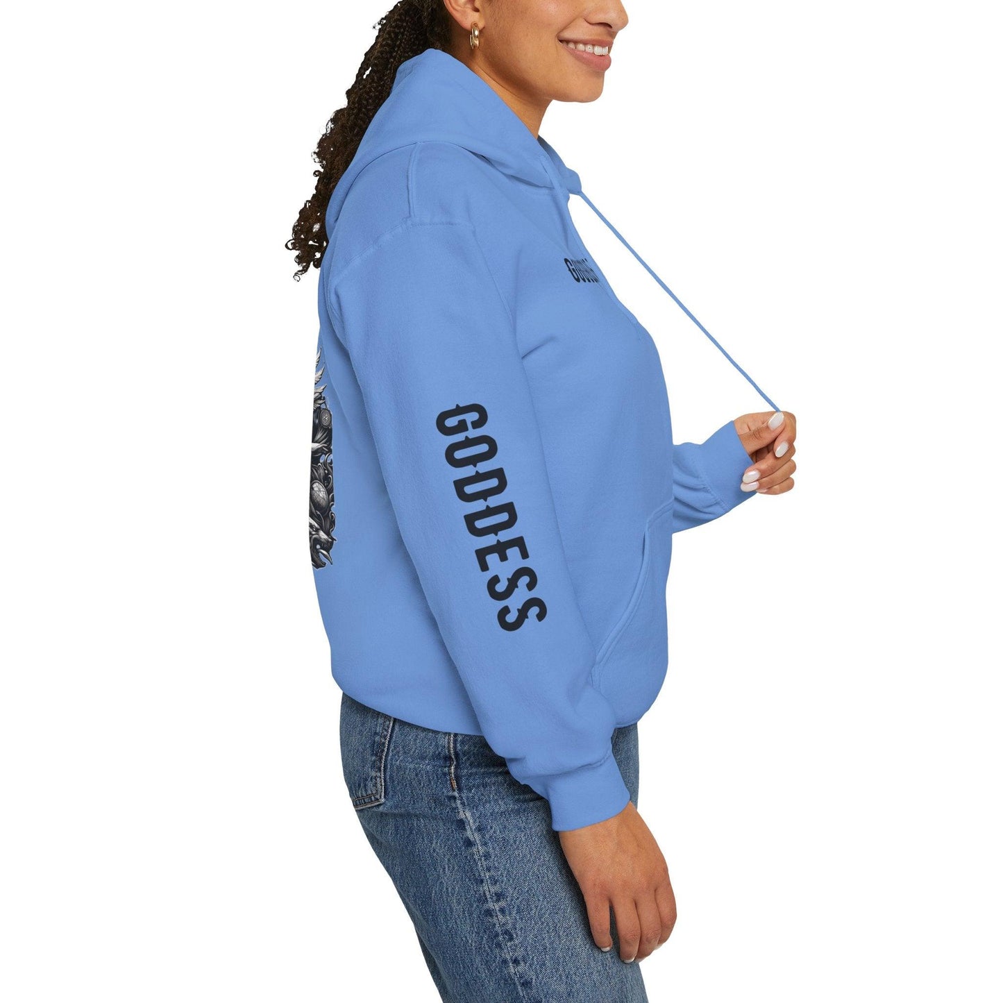 Unisex Hooded Sweatshirt - Olympus's Goddess Artemis - Pardalês_Free Lifestyle