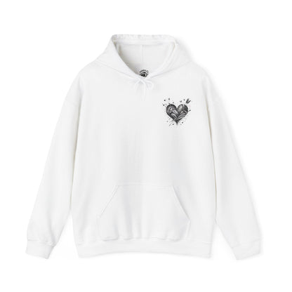 Unisex Hooded Sweatshirt - Valentine's Day - Always - Pardalês_Free Lifestyle