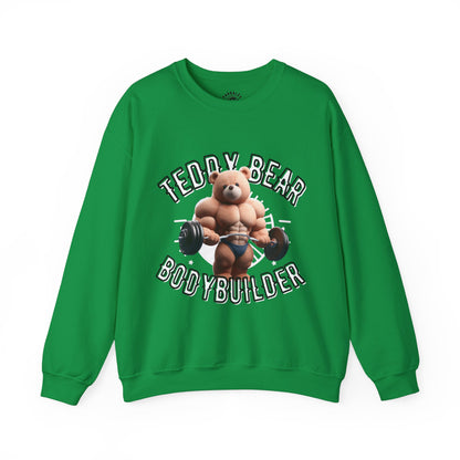 Unisex Sweatshirt - Teddy Bodybuilder - Pardalês_Free Lifestyle