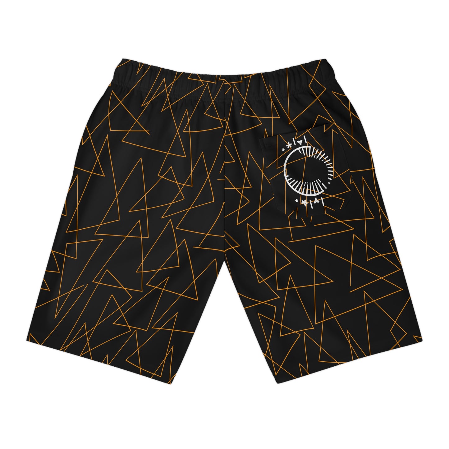 Men Long Shorts - Triangles