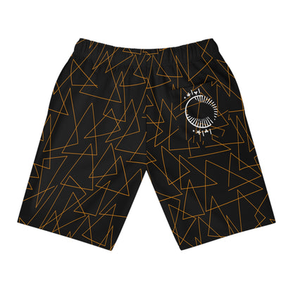 Men Long Shorts - Triangles