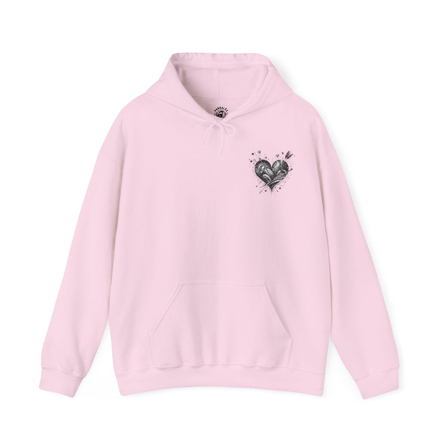 Unisex Hooded Sweatshirt - Valentine's Day - Always - Pardalês_Free Lifestyle