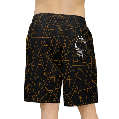 Men Long Shorts - Triangles