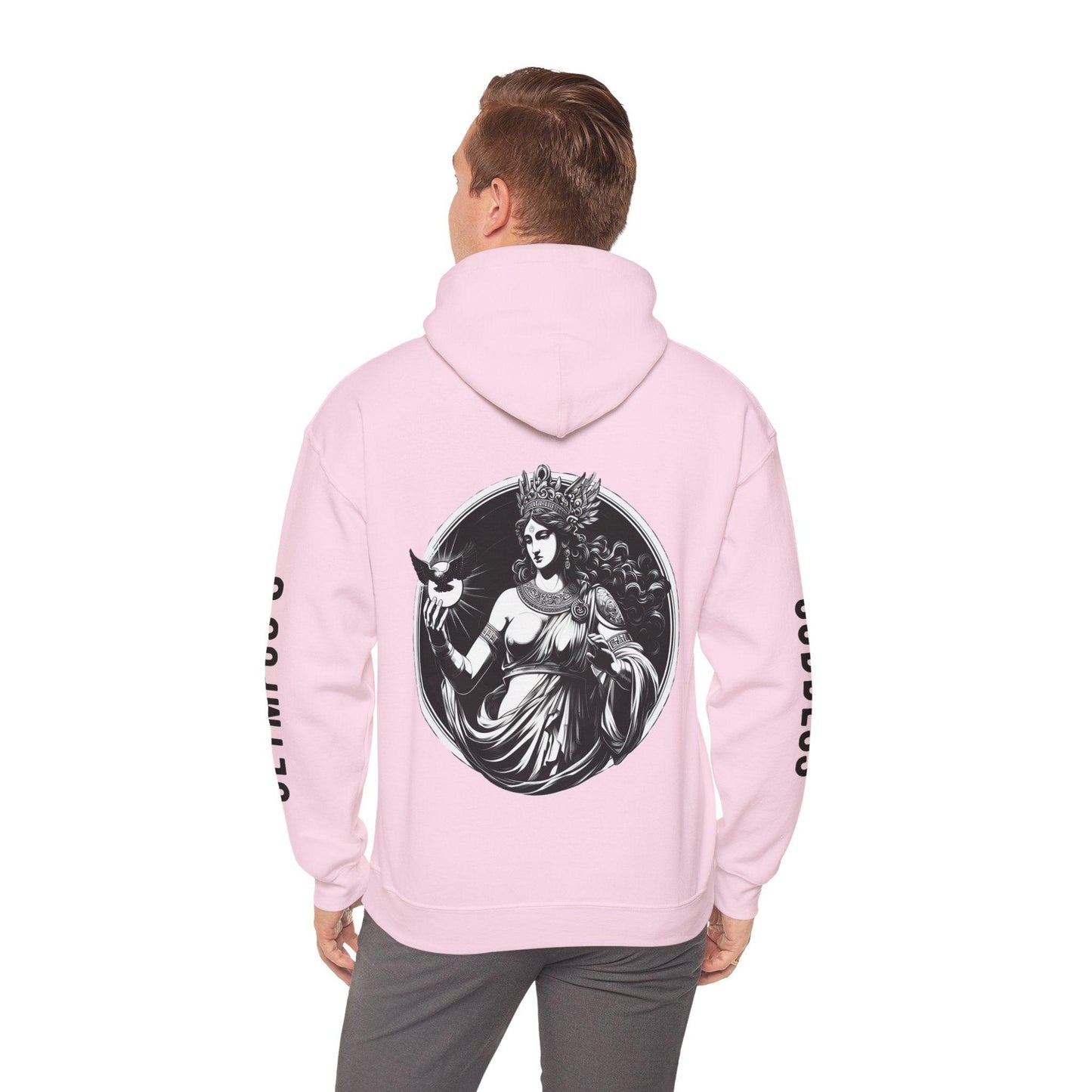 Unisex Hooded Sweatshirt - Olympus's Goddess Hera - Pardalês_Free Lifestyle