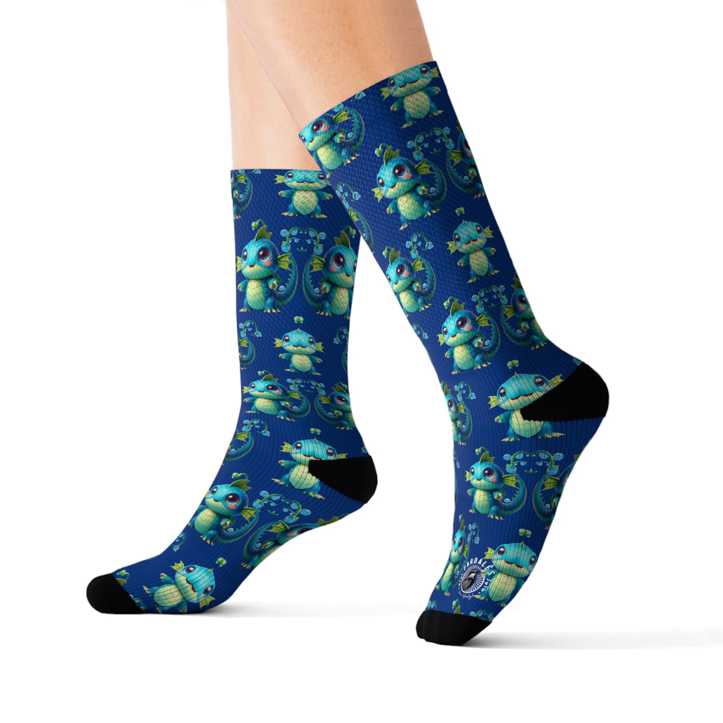 Elemental Socks - Bubblessaur Water - Pardalês_Free Lifestyle