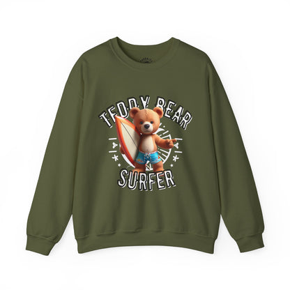 Unisex Sweatshirt - Teddy Surfer - Pardalês_Free Lifestyle