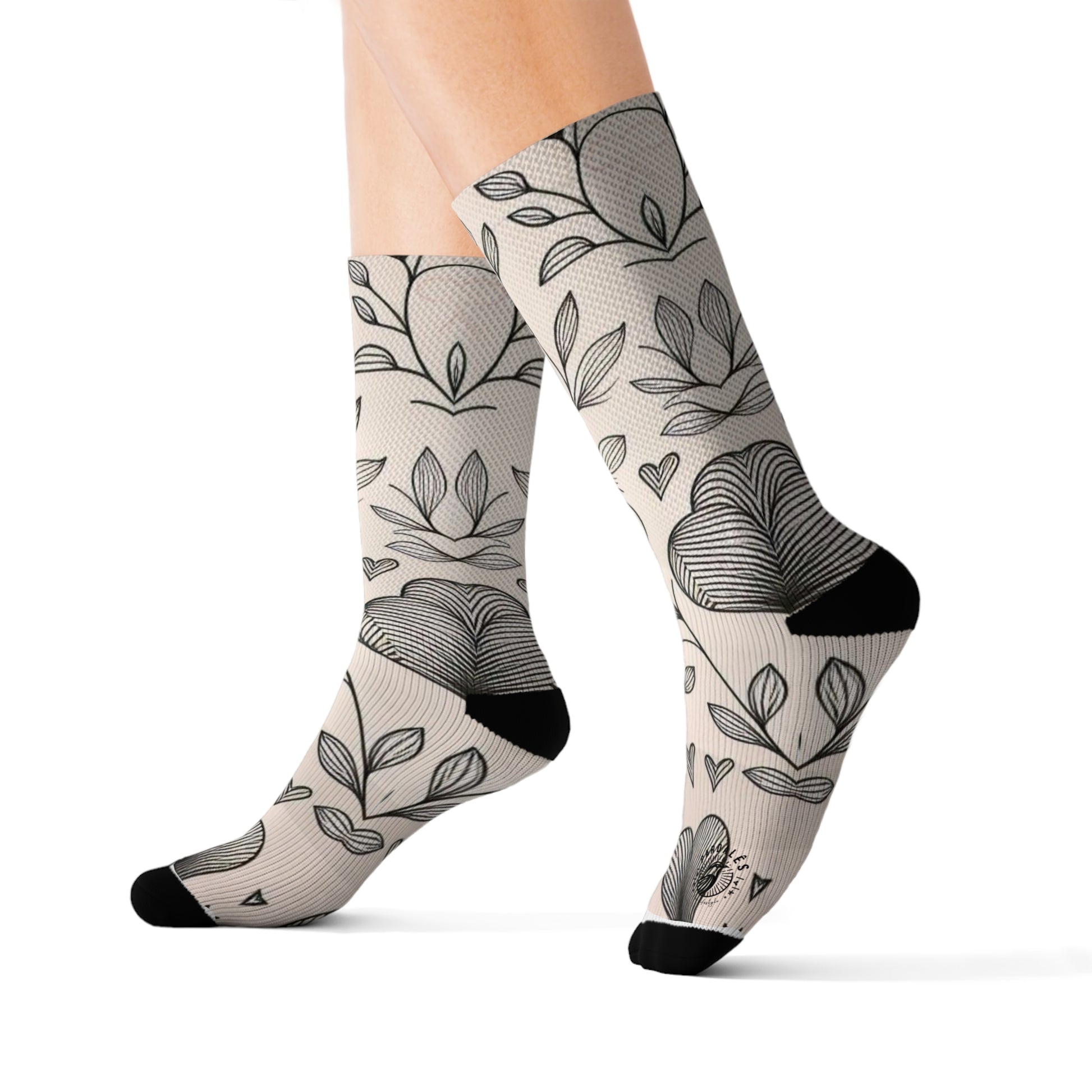 Socks - Hearts - Pardalês_Free Lifestyle