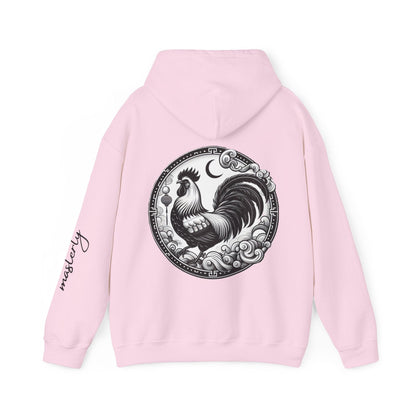 Unisex Hooded Sweatshirt - Chinese Zodiac Rooster - Pardalês_Free Lifestyle