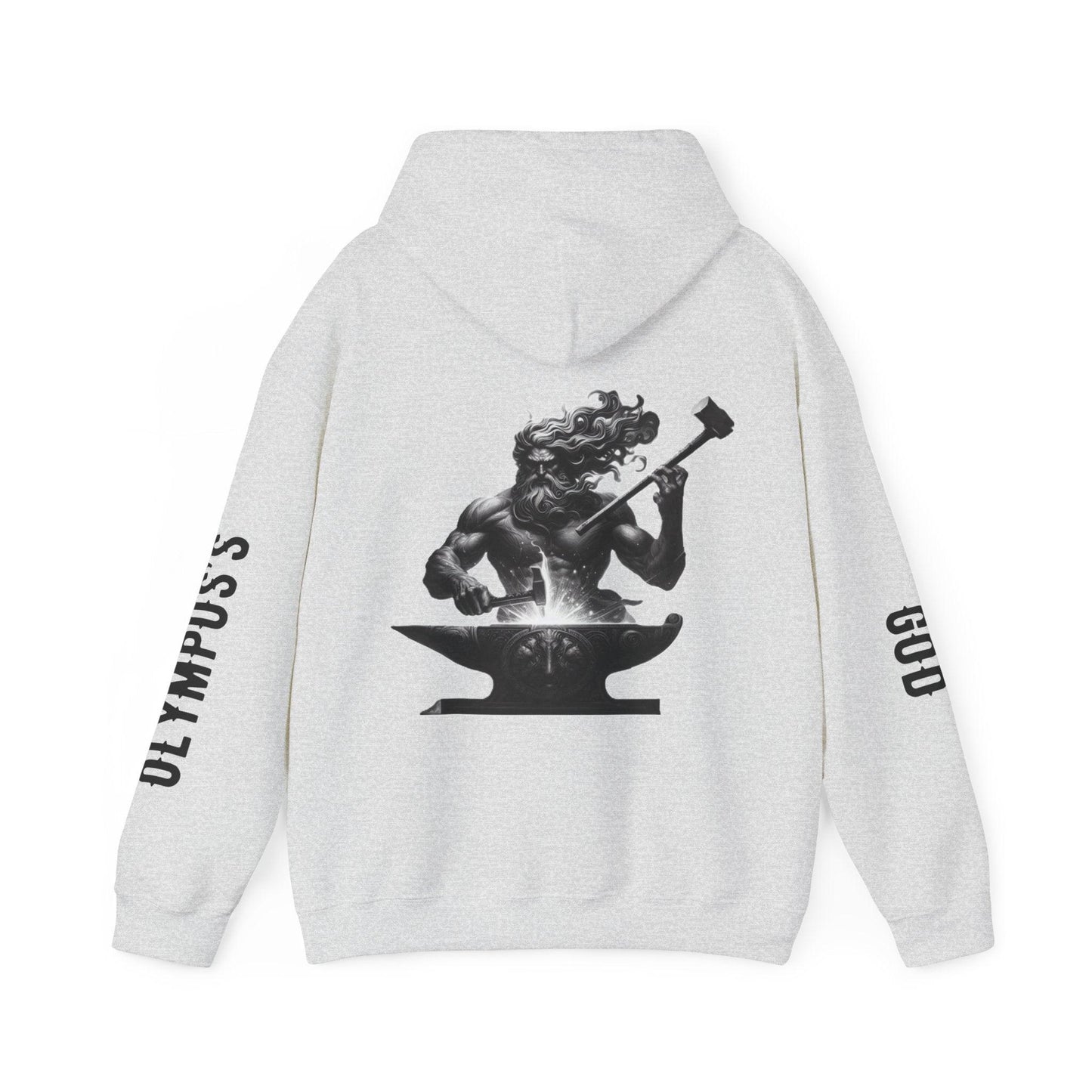 Unisex Hooded Sweatshirt - Olympus's God Hephaestus - Pardalês_Free Lifestyle