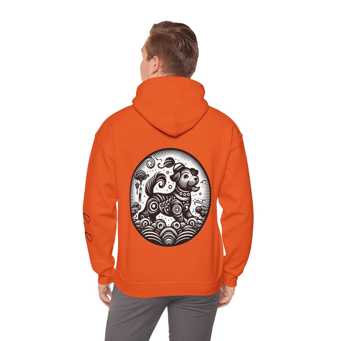 Unisex Hooded Sweatshirt - Chinese Zodiac Dog - Pardalês_Free Lifestyle