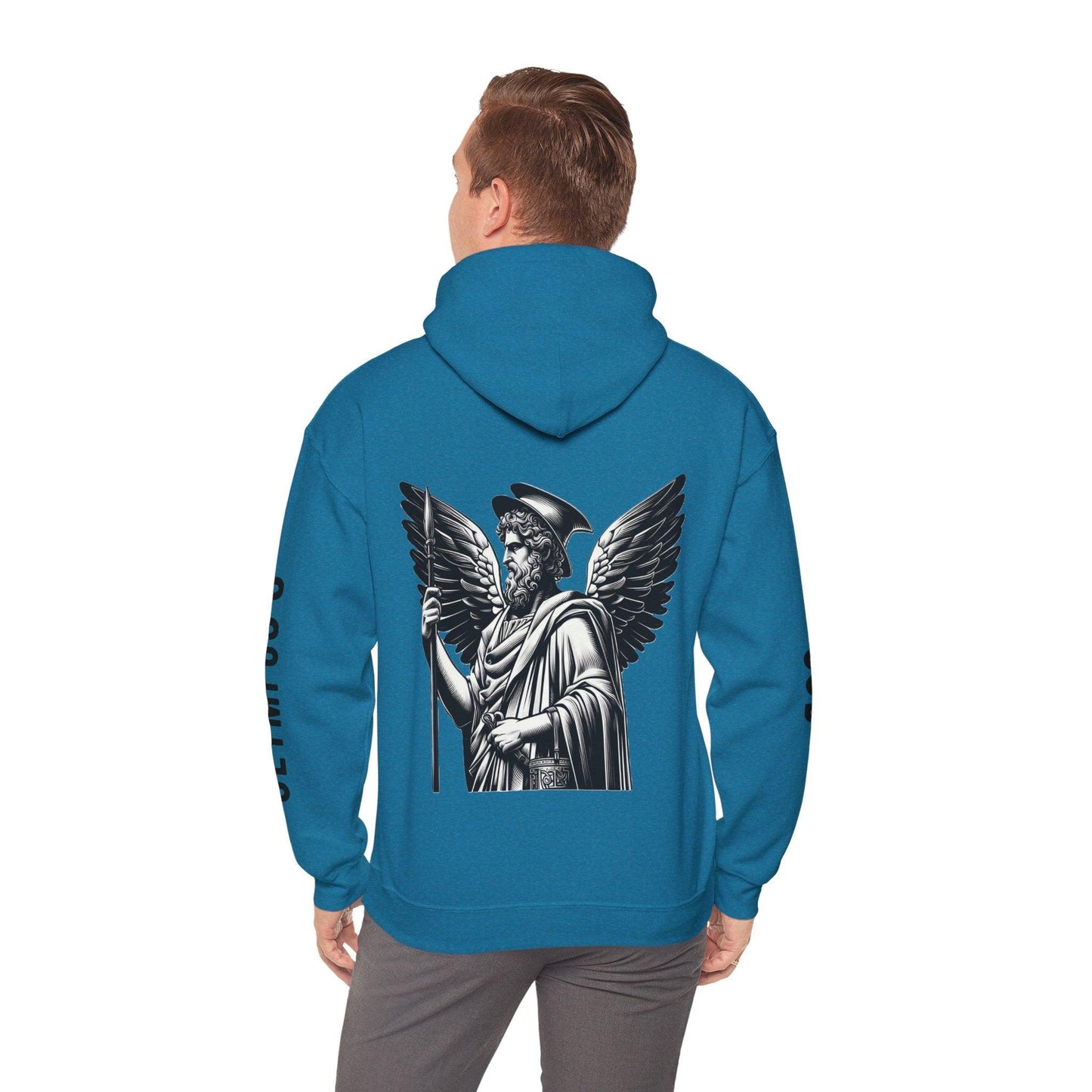 Unisex Hooded Sweatshirt - Olympus's God Hermes - Pardalês_Free Lifestyle