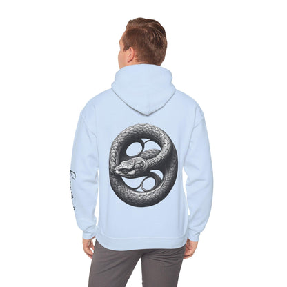 Unisex Hooded Sweatshirt - Chinese Zodiac Snake - Pardalês_Free Lifestyle