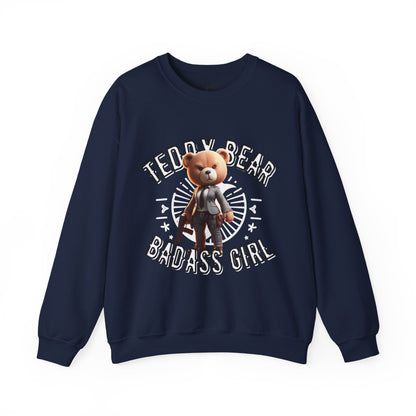 Unisex Sweatshirt - Teddy Badass Girl - Pardalês_Free Lifestyle