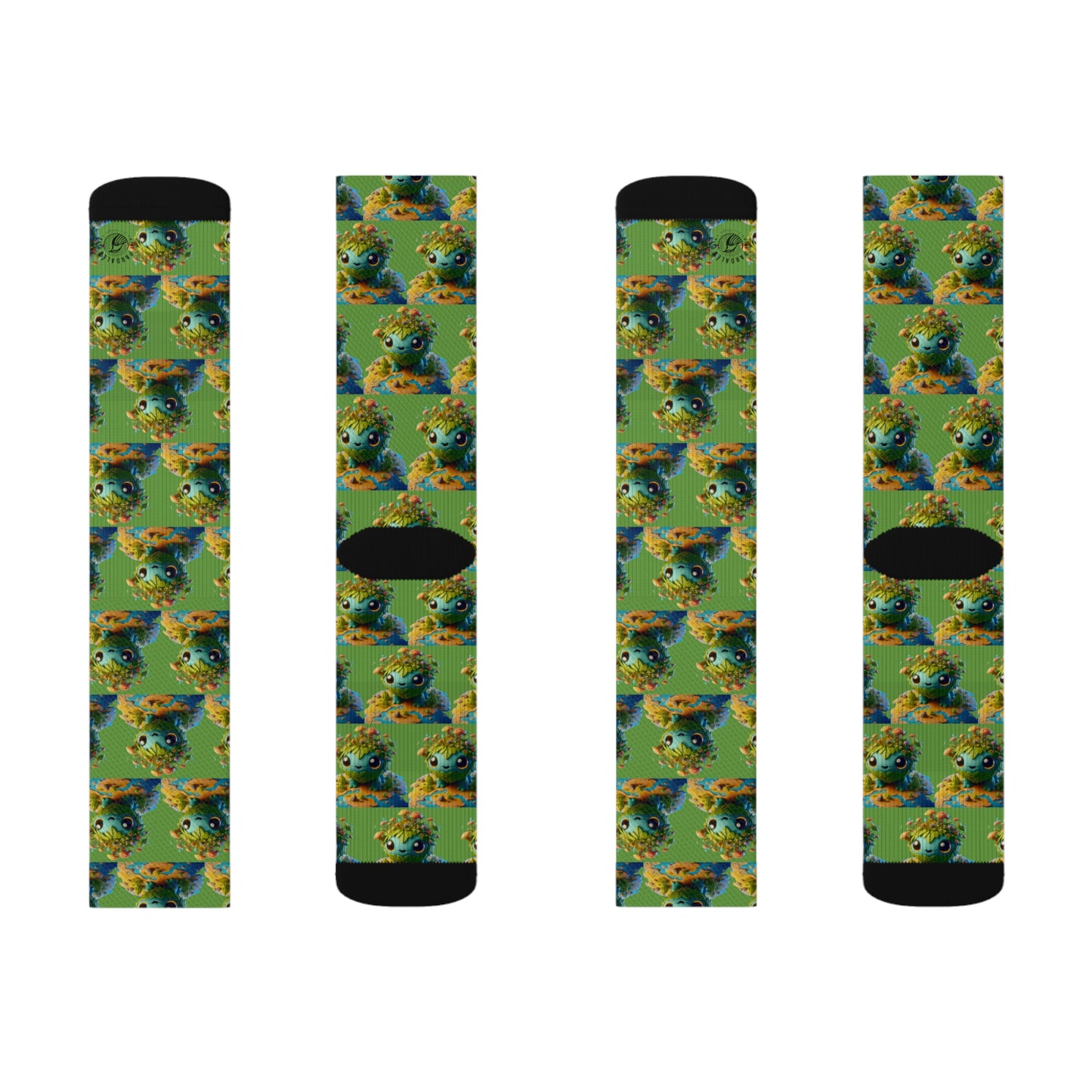 Elemental Socks - Turtsphere Earth - Pardalês_Free Lifestyle