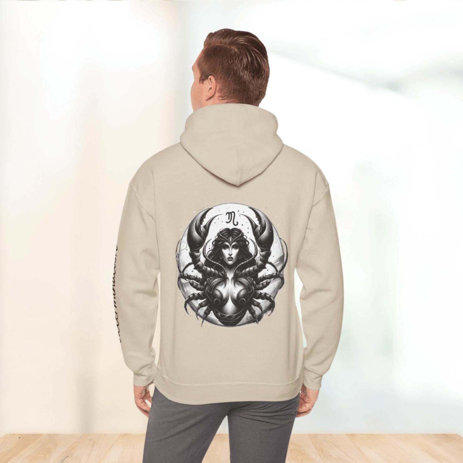 Unisex Hooded Sweatshirt - Scorpio Sign - Pardalês_Free Lifestyle