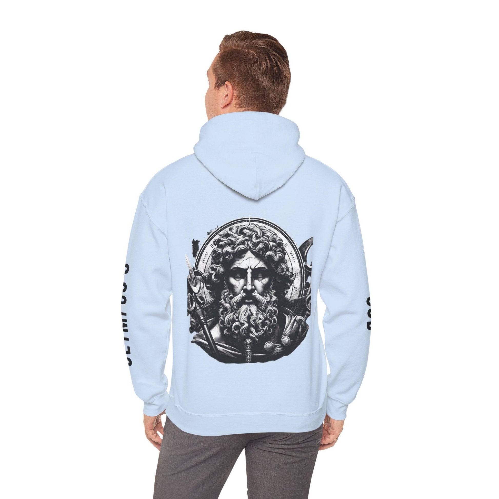 Unisex Hooded Sweatshirt - Olympus's God Ares - Pardalês_Free Lifestyle