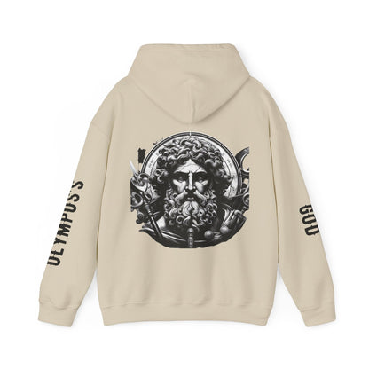 Unisex Hooded Sweatshirt - Olympus's God Ares - Pardalês_Free Lifestyle