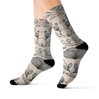 Socks - Hearts - Pardalês_Free Lifestyle