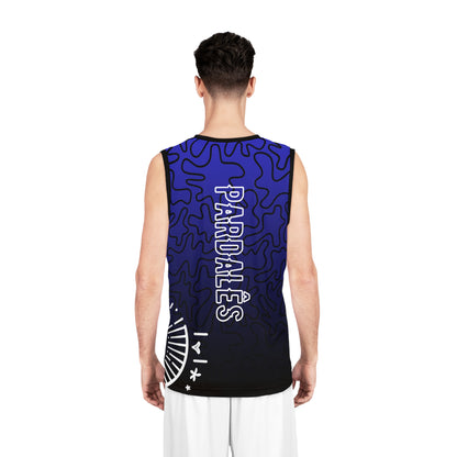 Basketball Shirt - Blue Gradient