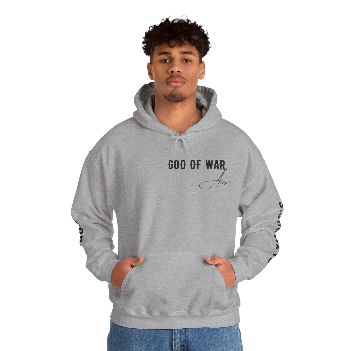 Unisex Hooded Sweatshirt - Olympus's God Ares - Pardalês_Free Lifestyle