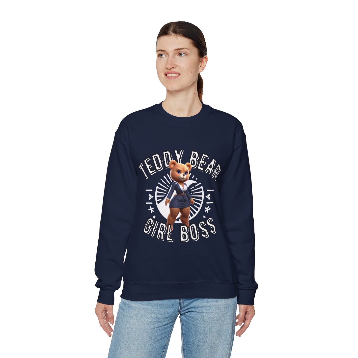 Unisex Sweatshirt - Teddy Girl Boss - Pardalês_Free Lifestyle