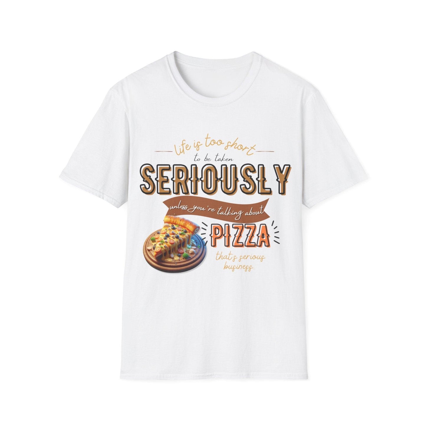 My Way to PIZZA - Softstyle T-Shirt - Pardalês_Free Lifestyle