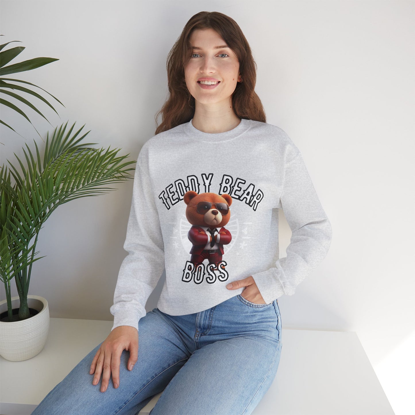 Unisex Sweatshirt - Teddy Boss - Pardalês_Free Lifestyle