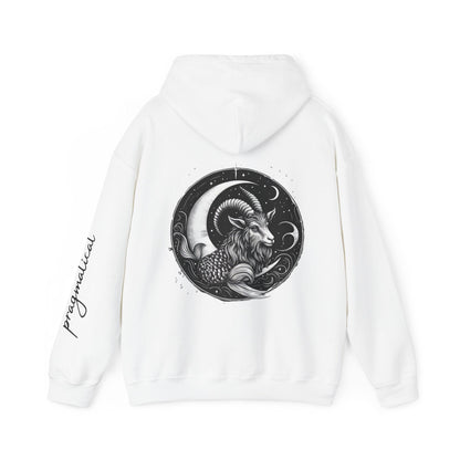 Unisex Hooded Sweatshirt - Capricorn Sign - Pardalês_Free Lifestyle