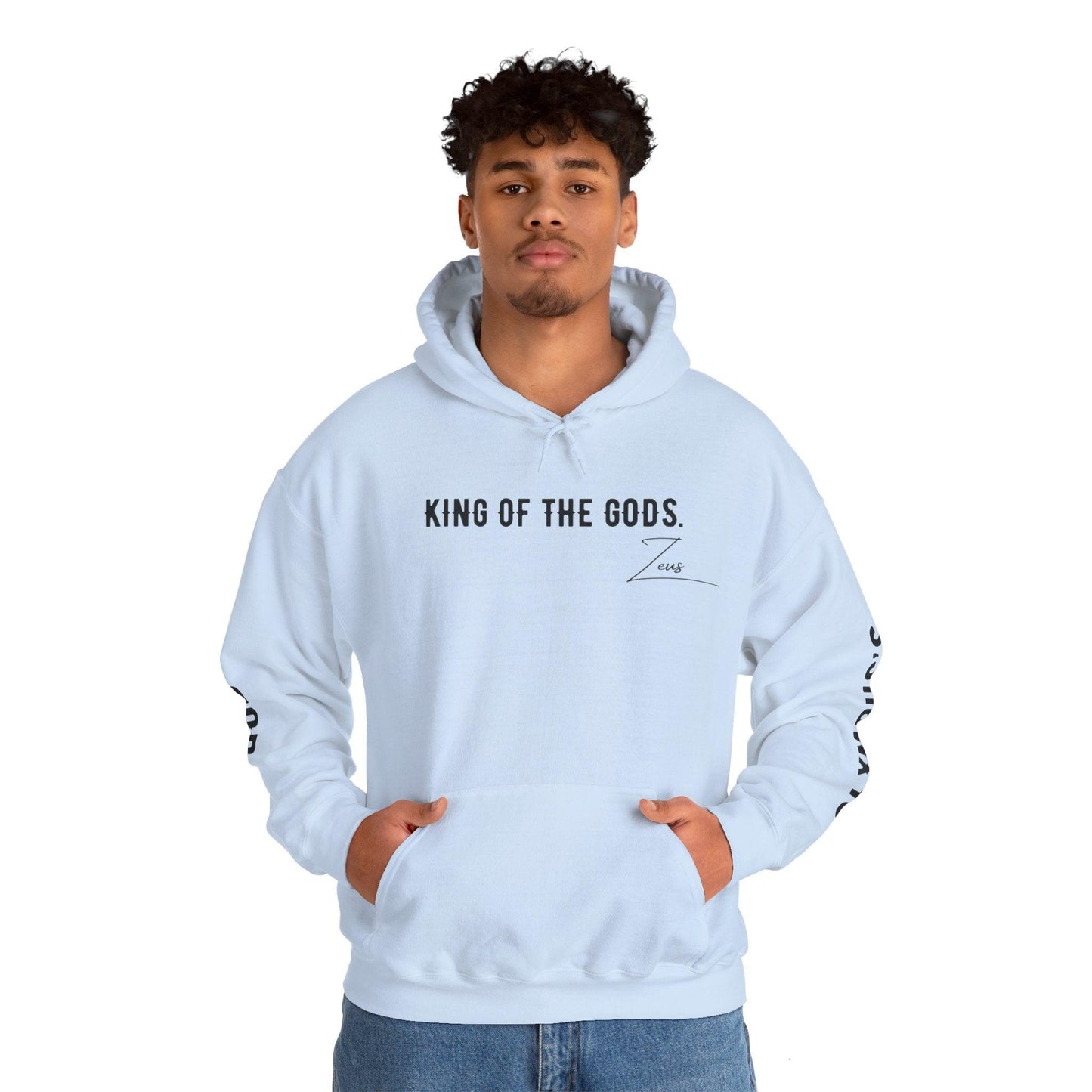 Unisex Hooded Sweatshirt - Olympus's God Zeus - Pardalês_Free Lifestyle