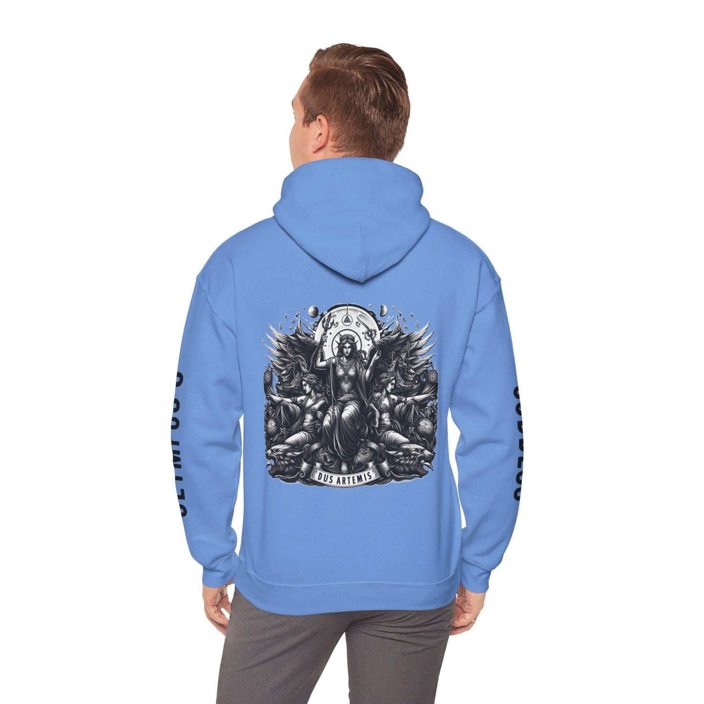 Unisex Hooded Sweatshirt - Olympus's Goddess Artemis - Pardalês_Free Lifestyle