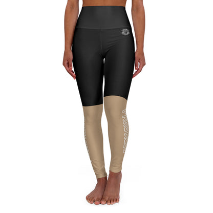 Leggings - Black & Beige