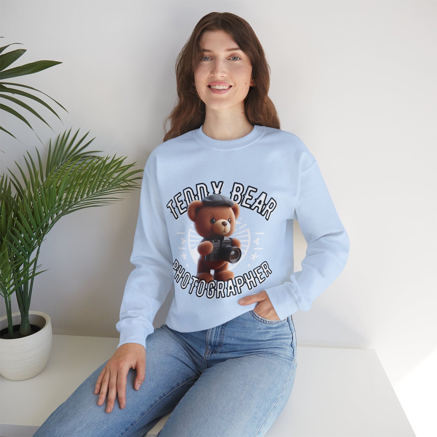 Unisex Sweatshirt - Teddy Photographer - Pardalês_Free Lifestyle