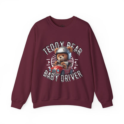 Unisex Sweatshirt - Teddy Baby Driver - Pardalês_Free Lifestyle