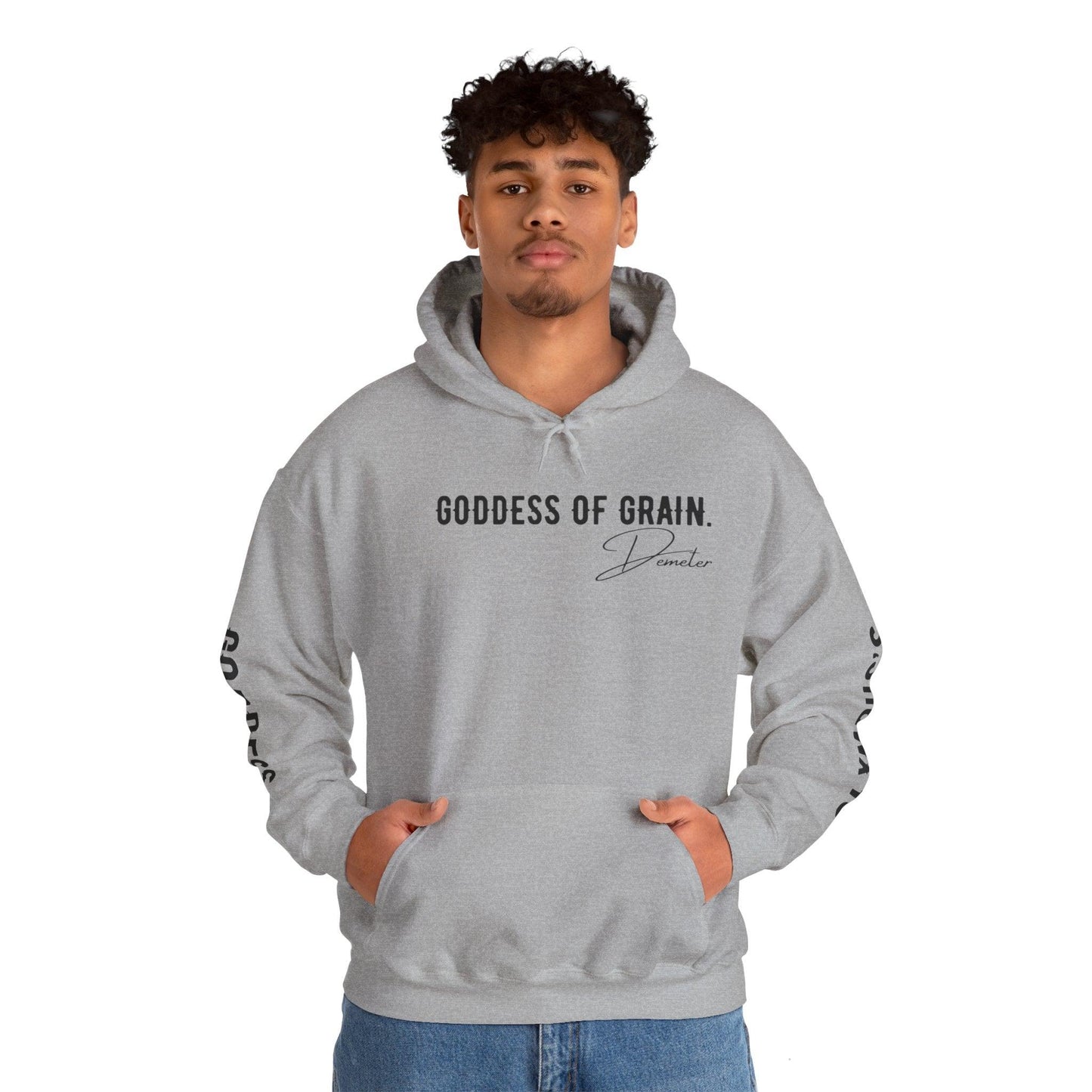 Unisex Hooded Sweatshirt - Olympus's Goddess Demeter - Pardalês_Free Lifestyle