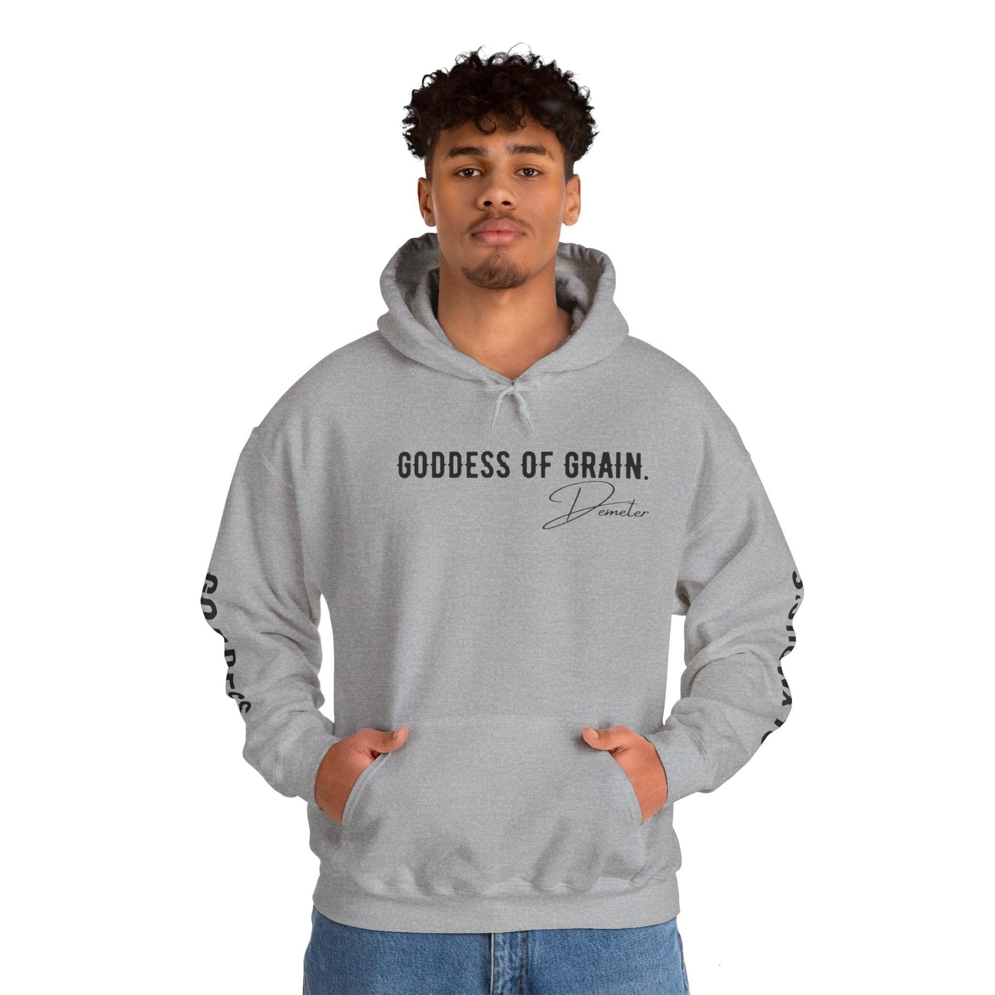 Unisex Hooded Sweatshirt - Olympus's Goddess Demeter - Pardalês_Free Lifestyle