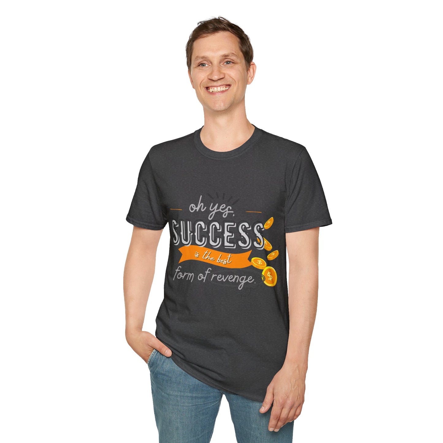 My Way to SUCCESS - Softstyle T-Shirt - Pardalês_Free Lifestyle