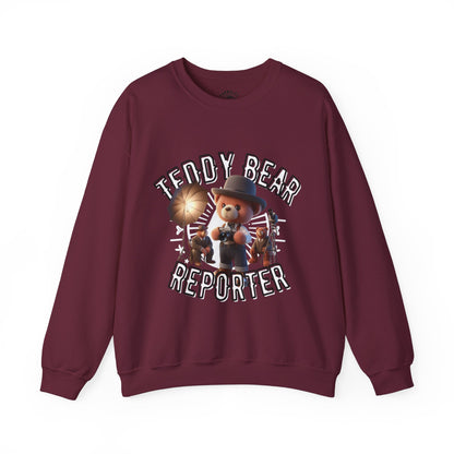 Unisex Sweatshirt - Teddy Reporter - Pardalês_Free Lifestyle