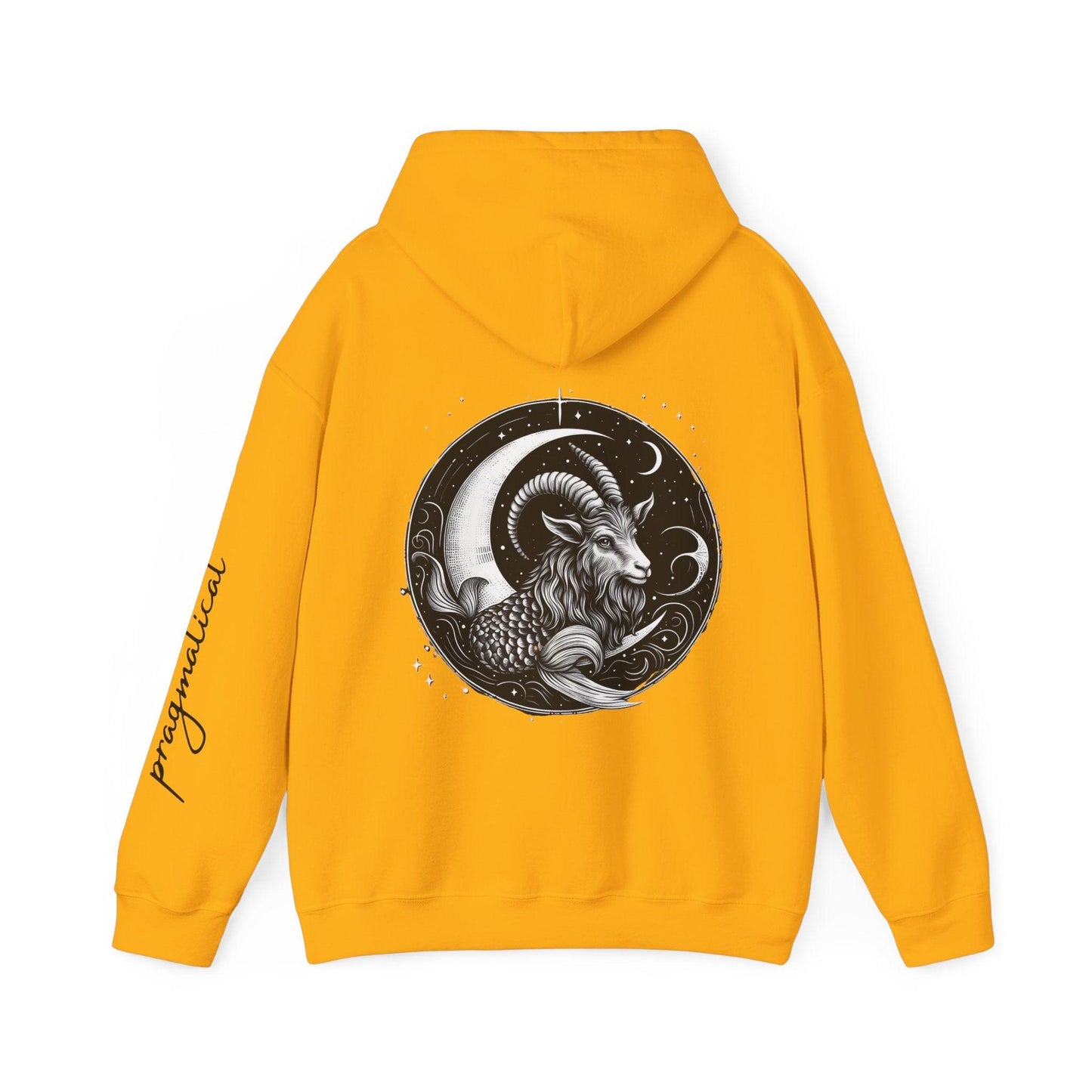 Unisex Hooded Sweatshirt - Capricorn Sign - Pardalês_Free Lifestyle