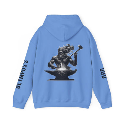 Unisex Hooded Sweatshirt - Olympus's God Hephaestus - Pardalês_Free Lifestyle