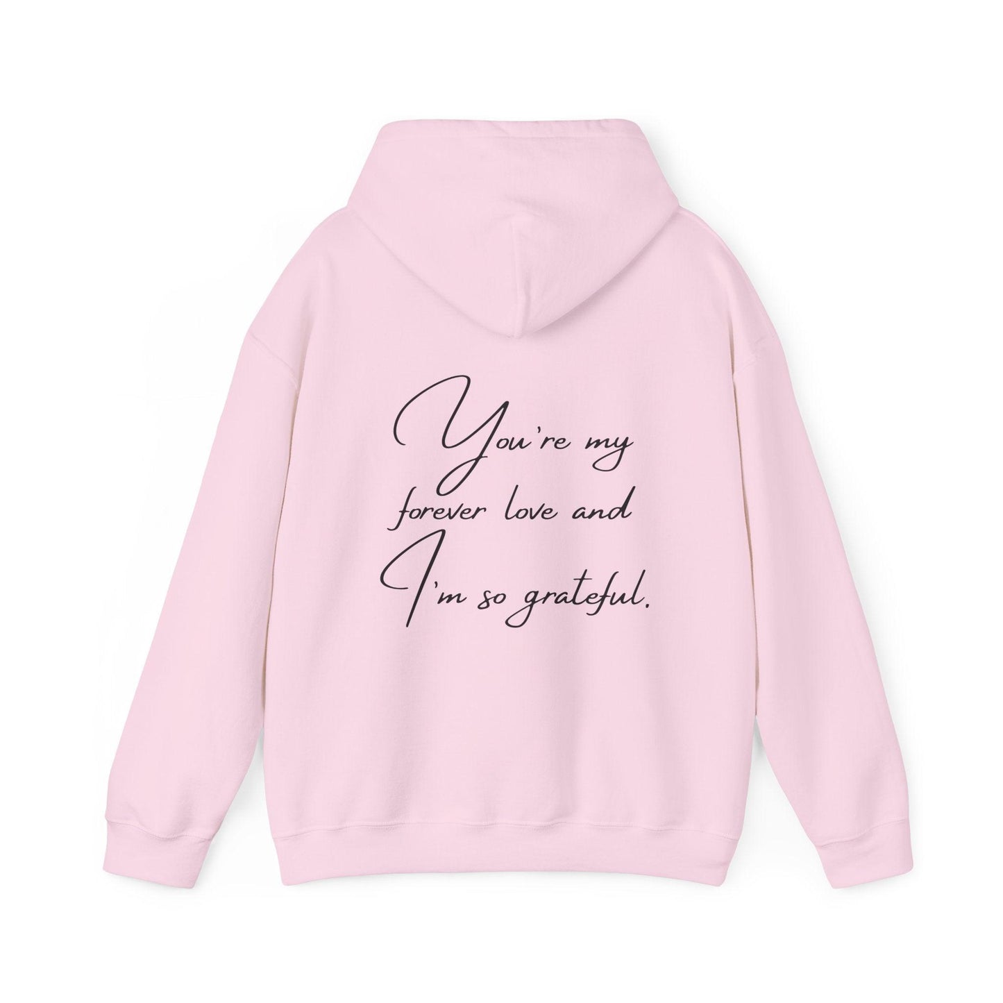 Unisex Hooded Sweatshirt - Valentine's Day - Forever - Pardalês_Free Lifestyle