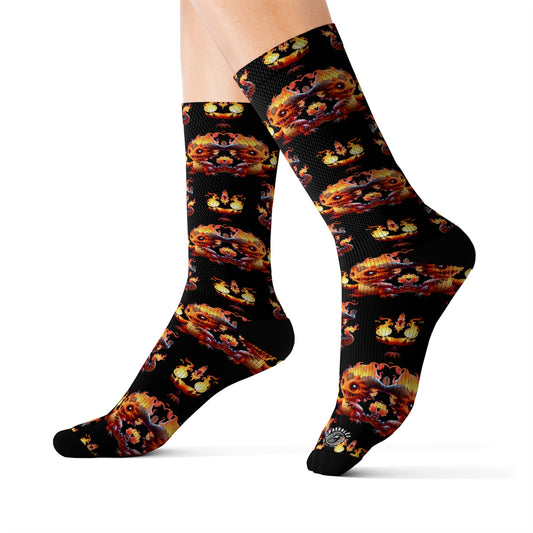 Elemental Socks - Flamegon Fire - Pardalês_Free Lifestyle