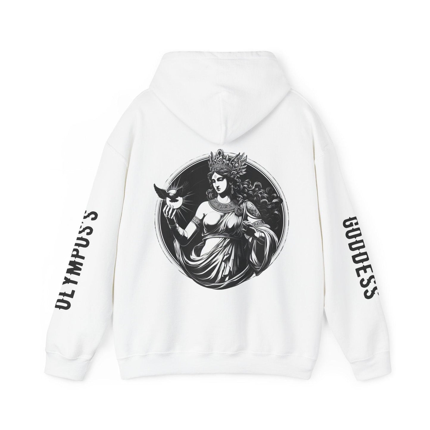 Unisex Hooded Sweatshirt - Olympus's Goddess Hera - Pardalês_Free Lifestyle