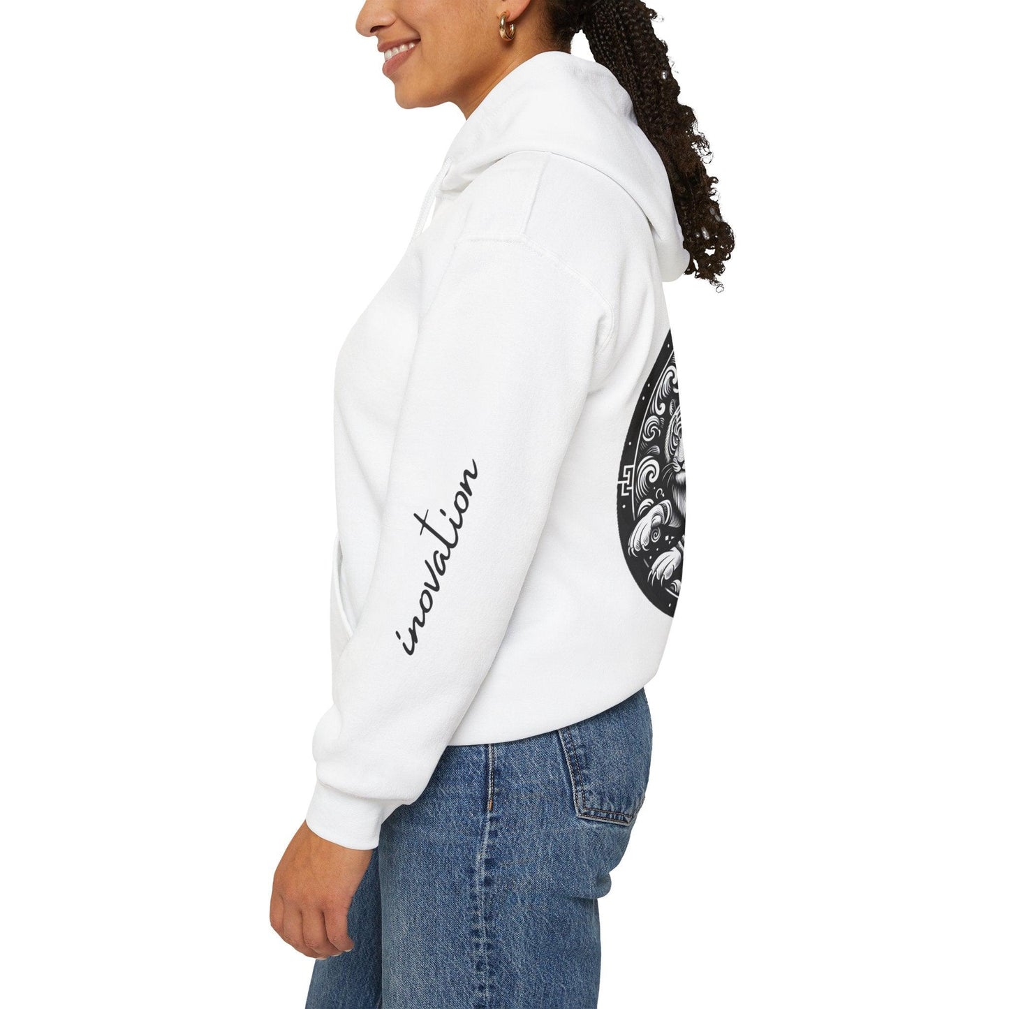 Unisex Hooded Sweatshirt - Chinese Zodiac Tiger - Pardalês_Free Lifestyle