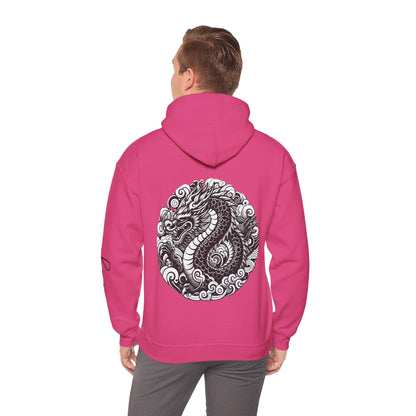 Unisex Hooded Sweatshirt - Chinese Zodiac Dragon - Pardalês_Free Lifestyle