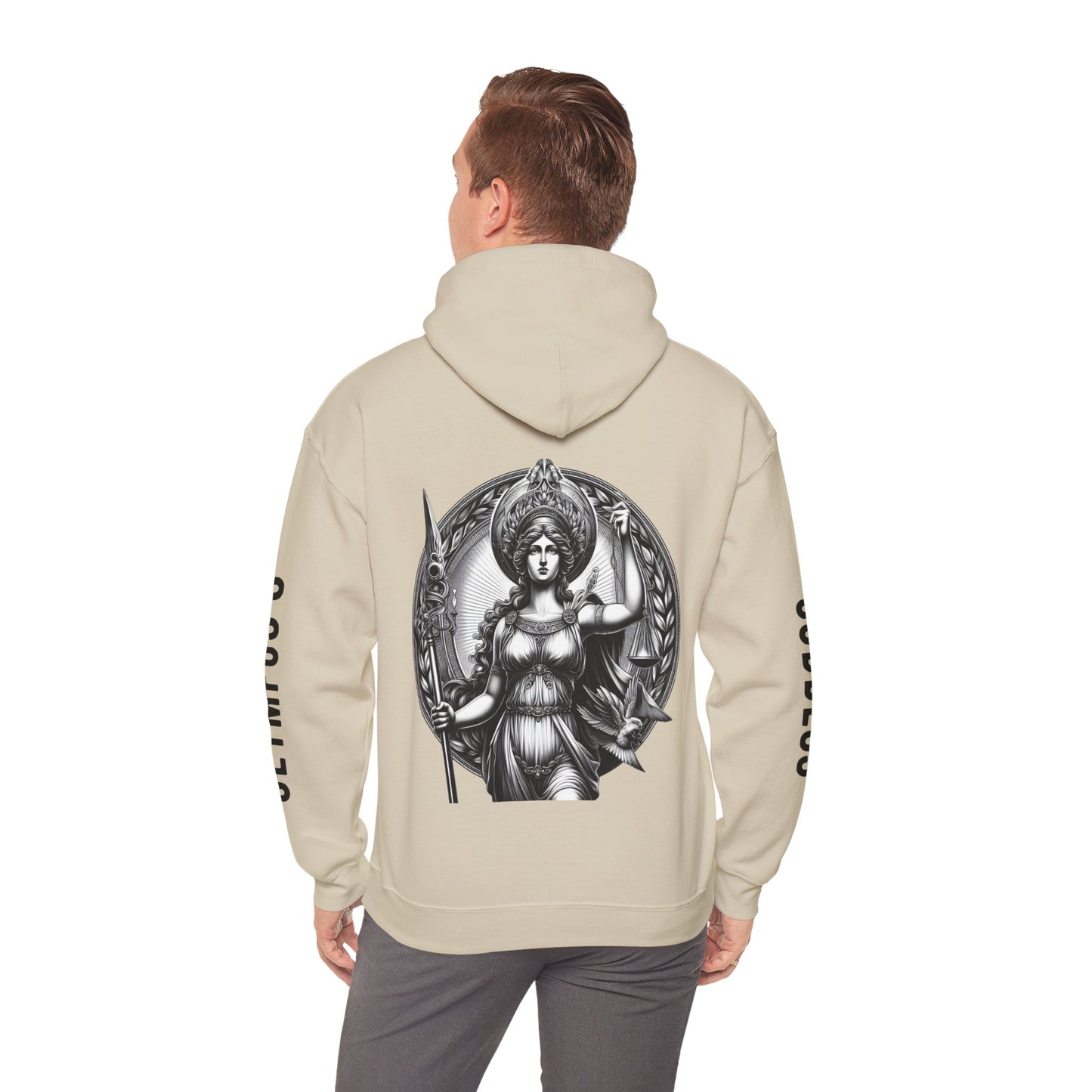 Unisex Hooded Sweatshirt - Olympus's Goddess Athena