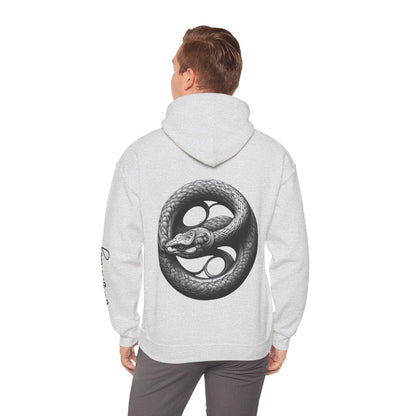 Unisex Hooded Sweatshirt - Chinese Zodiac Snake - Pardalês_Free Lifestyle