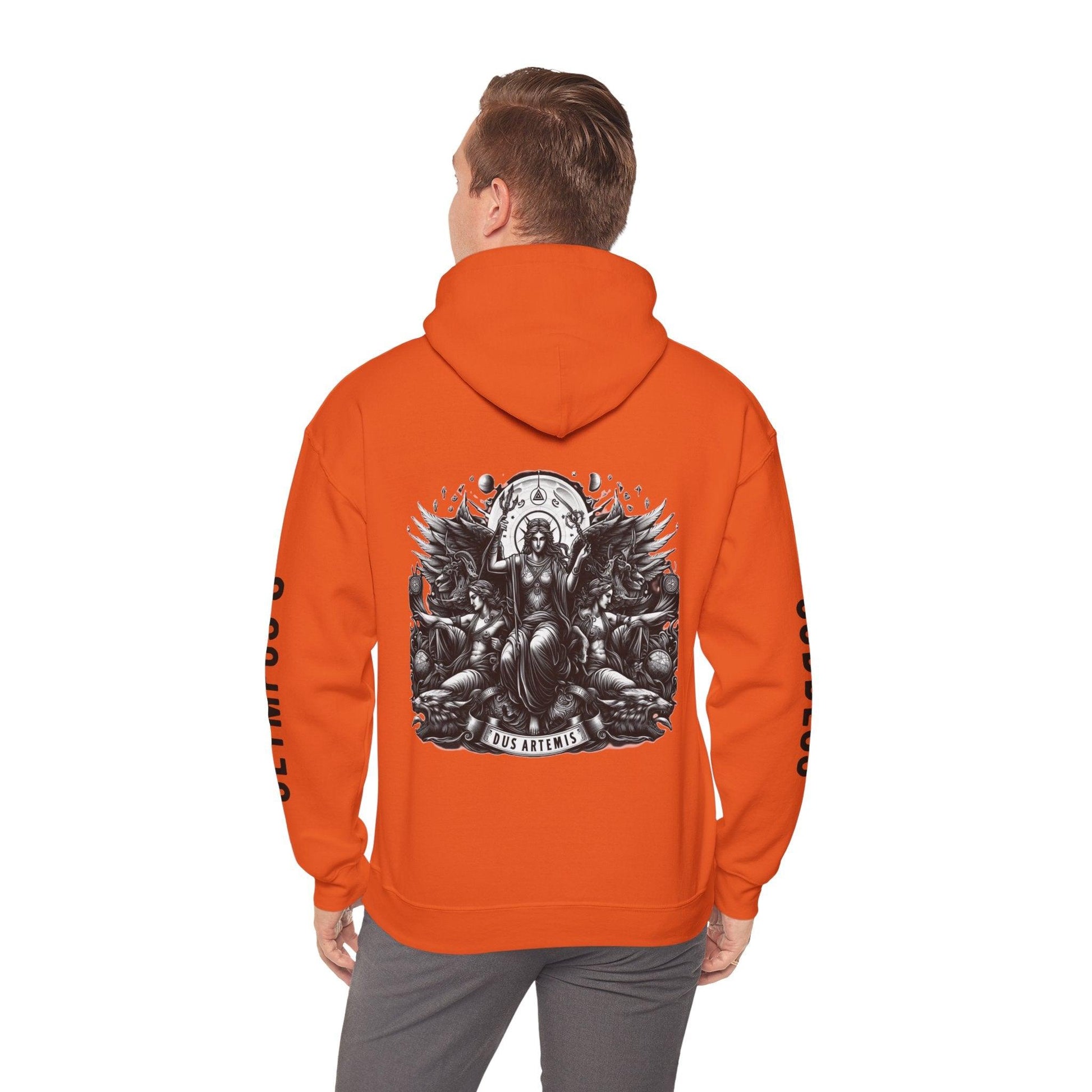 Unisex Hooded Sweatshirt - Olympus's Goddess Artemis - Pardalês_Free Lifestyle