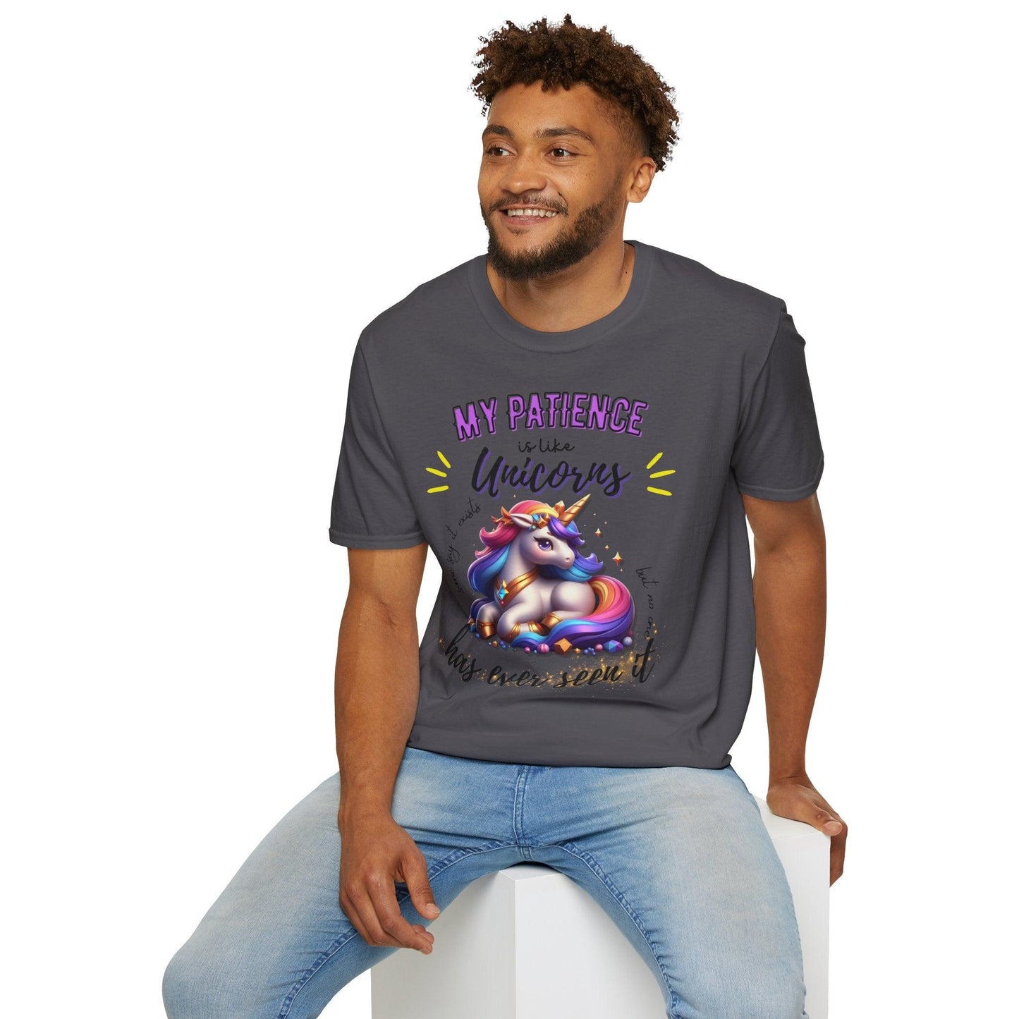 My Way to PATIENCE - Softstyle T-Shirt - Pardalês_Free Lifestyle