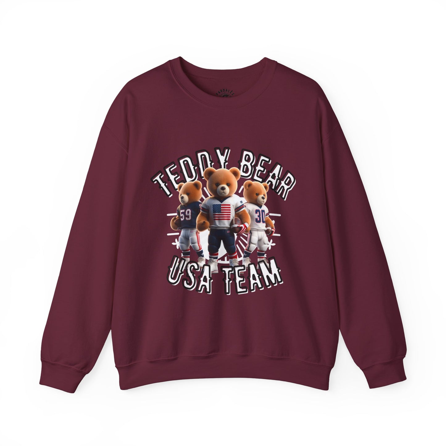 Unisex Sweatshirt - Teddy USA Team - Pardalês_Free Lifestyle