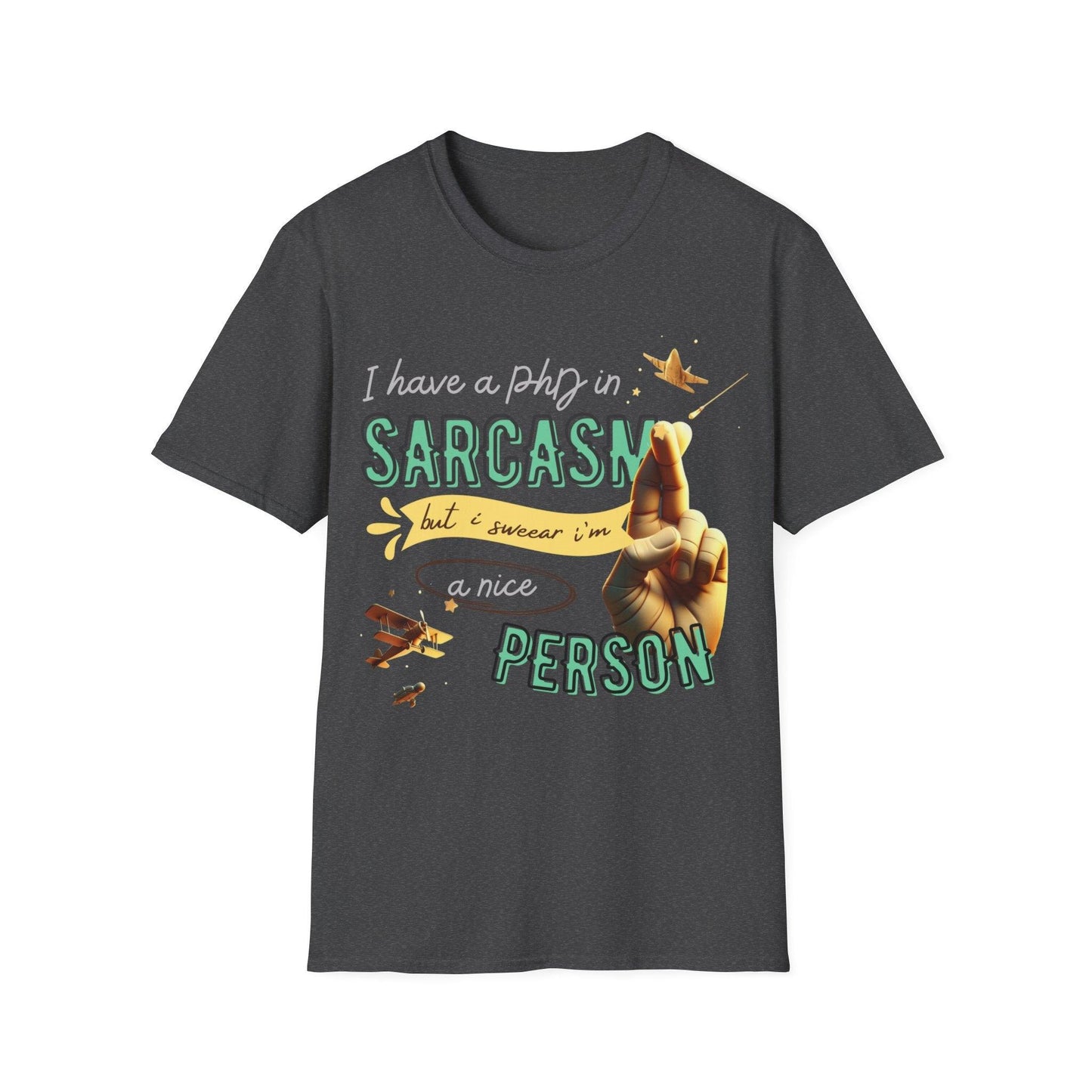 My Way to SARCASM - Softstyle T-Shirt - Pardalês_Free Lifestyle